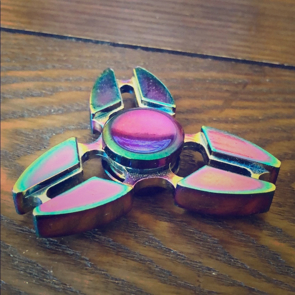 Metallic Rainbow Fidget Spinner